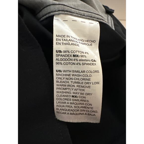 Chico’s No Iron Stretch Luxe Foliage Tunic Top Long Sleeve Button Up Sz 4 = 20 - Picture 10 of 10